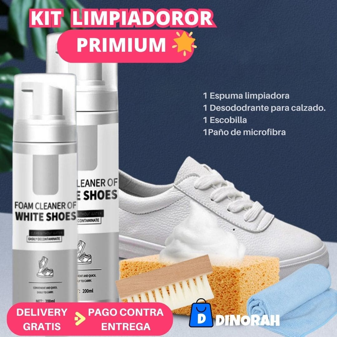 KIT LIMPIADOR DE ZAPATILLAS PREMIUM ™️