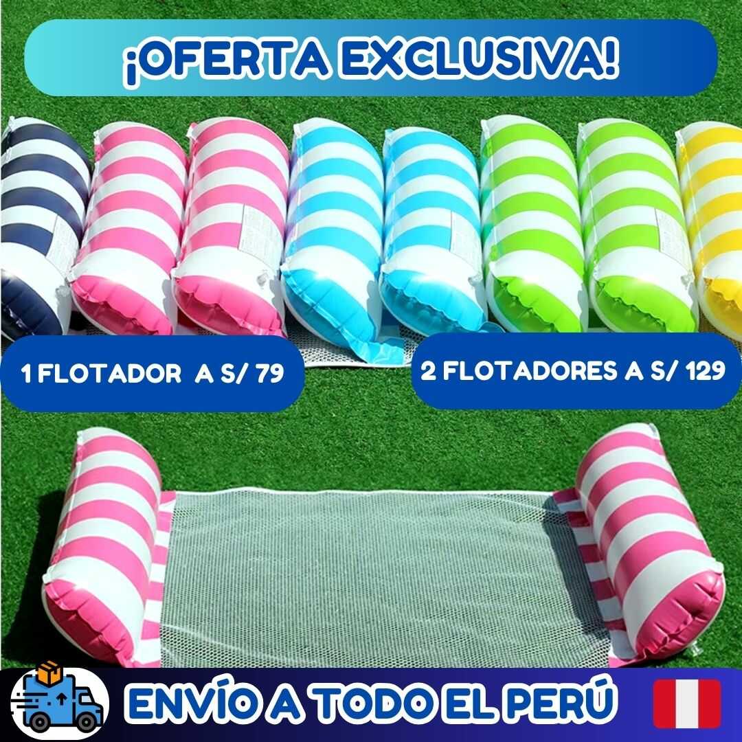 HAMACA FLOTADOR INFLABLE 🌀