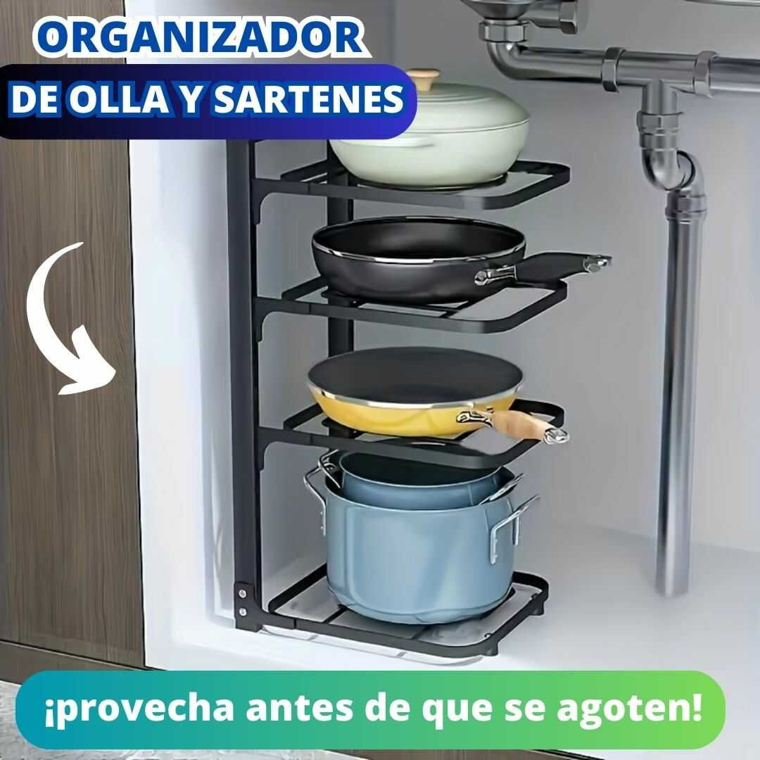 ORGANIZADOR DE OLLAS Y SARTEN